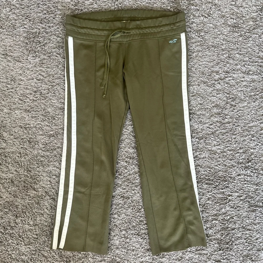 Vintage Y2K Hollister capri track pants 💚 - Picture 3 of 7
